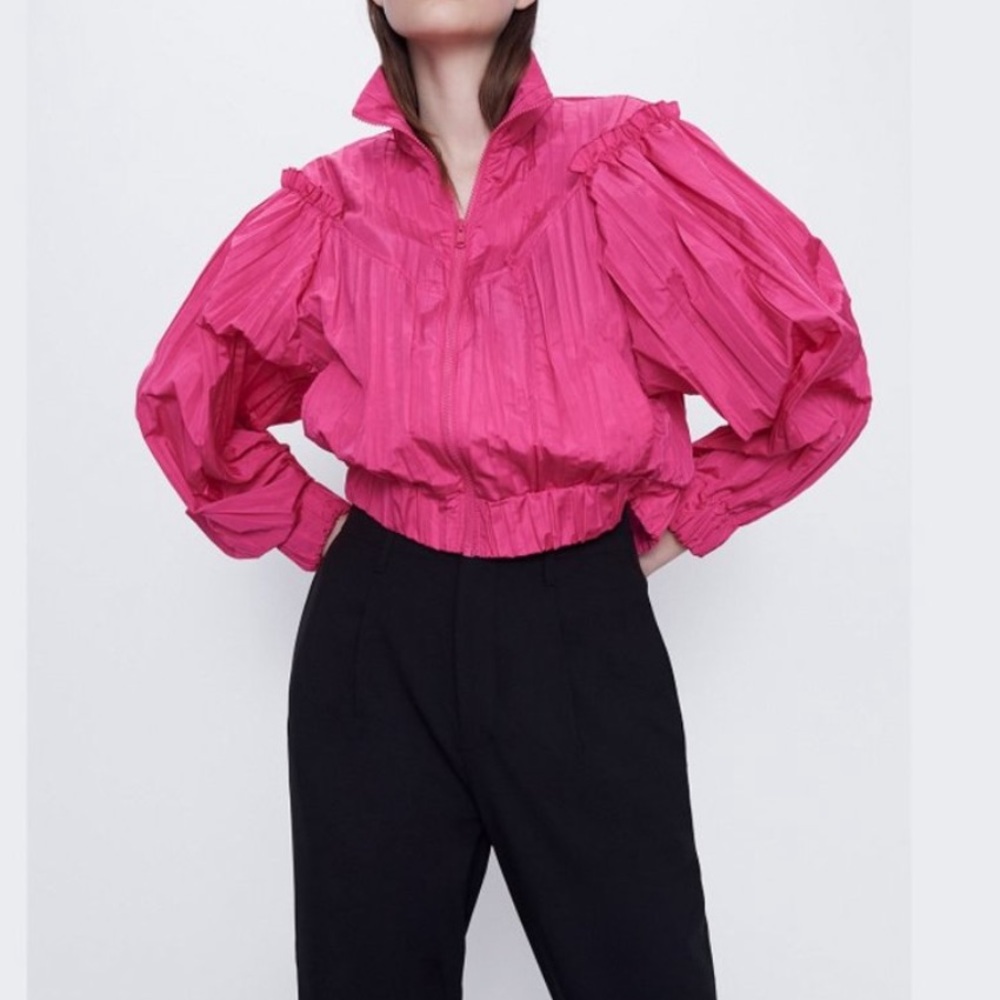 Pink Crop Jacket